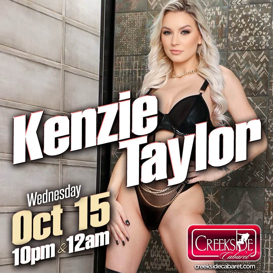 Promotional poster for Creekside Cabaret event.